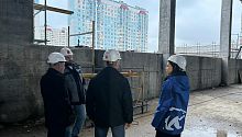 Глава города посетил строительство образовательного центра