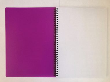 Тетрадь формат А-4 цвет фиолетовый 80 листов
