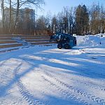 Уборка снега в парках