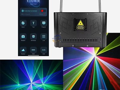 RGB Анимационный лазерный проектор 10Вт