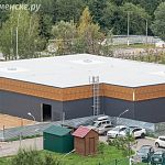 Строительство торгового центра в районе Строителей продолжается