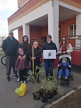 1. Каждый может внести свой вклад в озеленение родного двора!