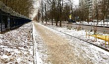 На ул. Октябрьская вновь появилась пешеходная дорожка