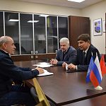 Владимир Пирогов встретился с директором филиала АО «Мострансавто» Одинцовского ПАТП (МАП 6) Андреем Голубевым