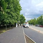 Владимир Пирогов провёл обследование работ по модернизации площадок посадки/высадки пассажиров общественного транспорта