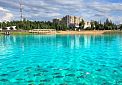 Когда добавил в озеро коагулянта для чистки бассей