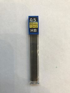 Стержни для механических карандашей (HB) 60мм х 12 штук