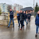 На улице Победы идет замена ветхих теплотрасс — работы находятся на завершающей стадии