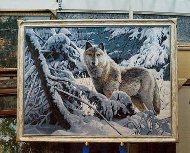 Волк б (100Х68), 101-A101, 4-гранник