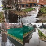 На улице Строителей выполнен ремонт тропиночной сети