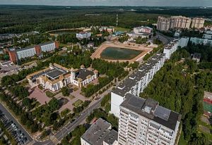 Краснознаменск с высоты