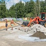 Благоустройство в Городском парке продолжается