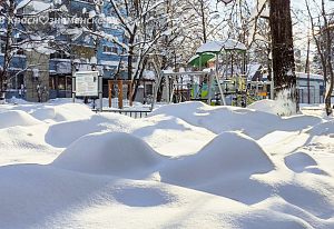 Снежная зима