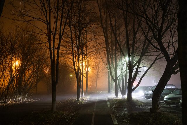 Город в тумане