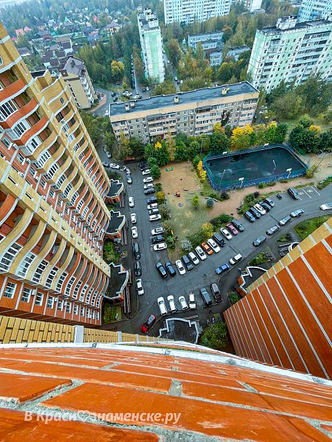 Необычный ракурс на Краснознаменск