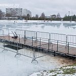 Прорубь уже начали подготавливать к Крещенским купаниям
