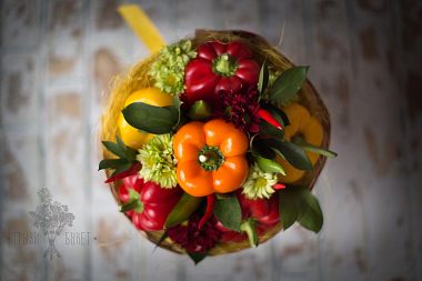 Букет из овощей «Паприка»