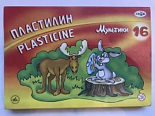 Пластилин Мультики 16 цветов 