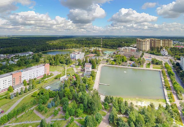 Краснознаменск с высоты