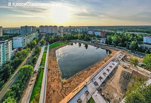 Краснознаменск с высоты