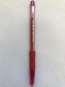 Ручка гелевая Crown цвет красный