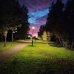 Закат 2 октября — Краснознаменск