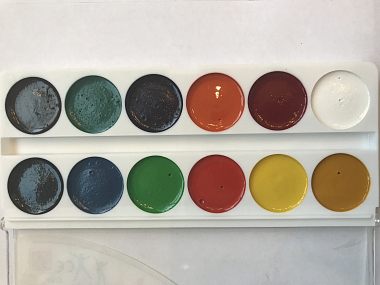 Акварель медовая 12 цветов