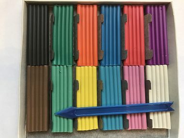 Пластилин Рисовашка 12 цветов