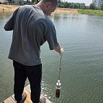 В Городском парке взяли пробы воды для проверки перед купальным сезоном