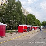 Около Городского рынка готовятся к выходной ярмарке