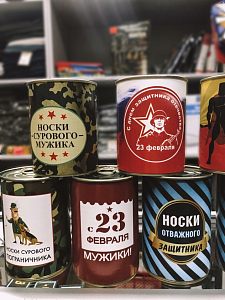 Консервированные носки в банке