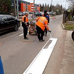 Обновление разметки пешеходных переходов