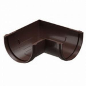 Угол желоба универсальный 90 Docke Premium пластиковый d120мм (шоколад/каштан/гранат/пломбир)