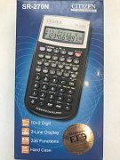 Электронный калькулятор CITIZEN SR-270 Разрешён ЕГЭ