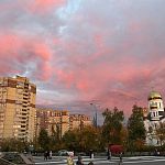 Закат 2 октября — Краснознаменск