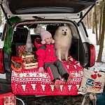 В субботу в Беличьем парке была организована яркая зимняя фотосессия