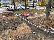 Вот так благоустраиватели города завершили велодорожку