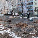 Монтаж спортивной площадки во дворе дома по адресу ул. Победы 13