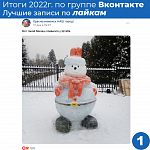 Лучшие записи по лайкам в Вконтакте за 2022г.