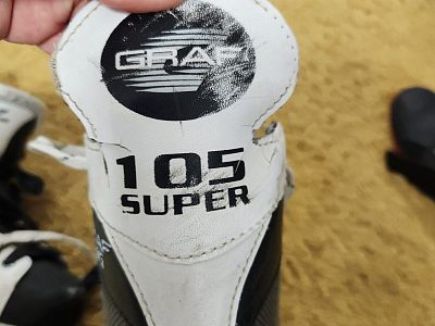 Коньки graf 105 39-40 теплые 700р Заточены