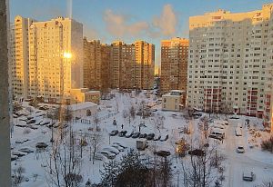 Морозное утро 30 января на Связистов!