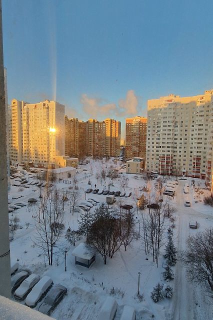 Морозное утро 30 января на Связистов!