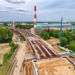 Завершен монтаж пролетных строений на самом крупном путепроводе на обходе Малых Вязем