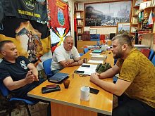 В отделении «БОЕВОГО БРАТСТВА» состоялась встреча с представителем  компании, специализирующейся на высокотехнологичном протезировании