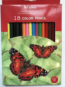 Цветные карандаши Art idea 18 цветов