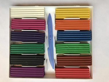 Пластилин De luxe Луч 12 цветов 