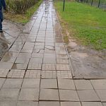 Администрация, обратите внимание на плитку в этом месте
