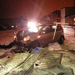 На 17 КПП протаранили ворота