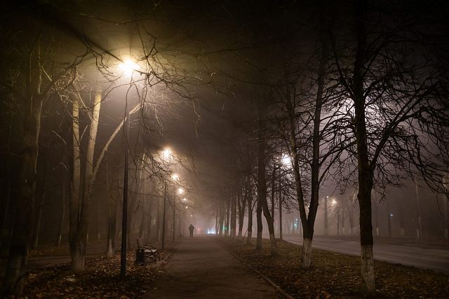 Город в тумане