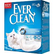 Ever Clean Extra Strong Clumping Unscented Наполнитель комкующийся без ароматизатора для кошек (голубая полоска) [10кг]